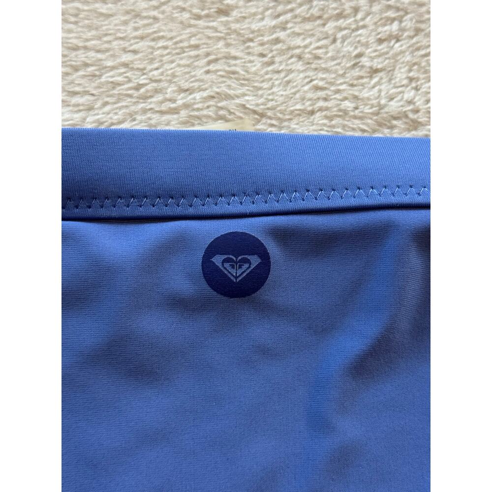 Roxy Side Straps Full Blue Bikini Bottom Classic … - image 3